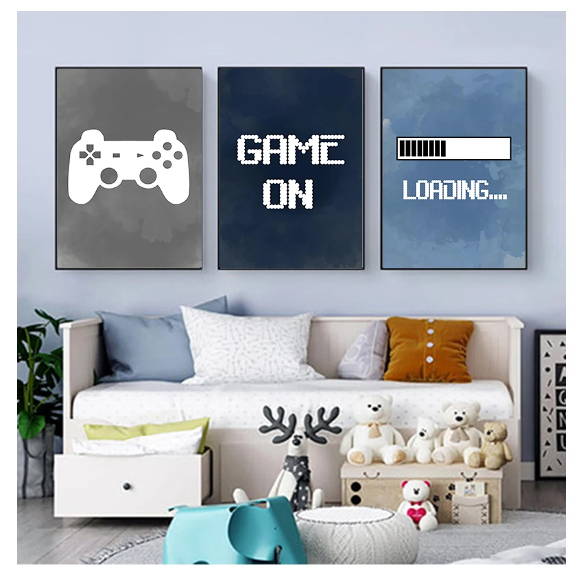 Video Gaming & Esports Usd Acc - Dekorasi Dinding Kamar Anak Laki-laki, Poster