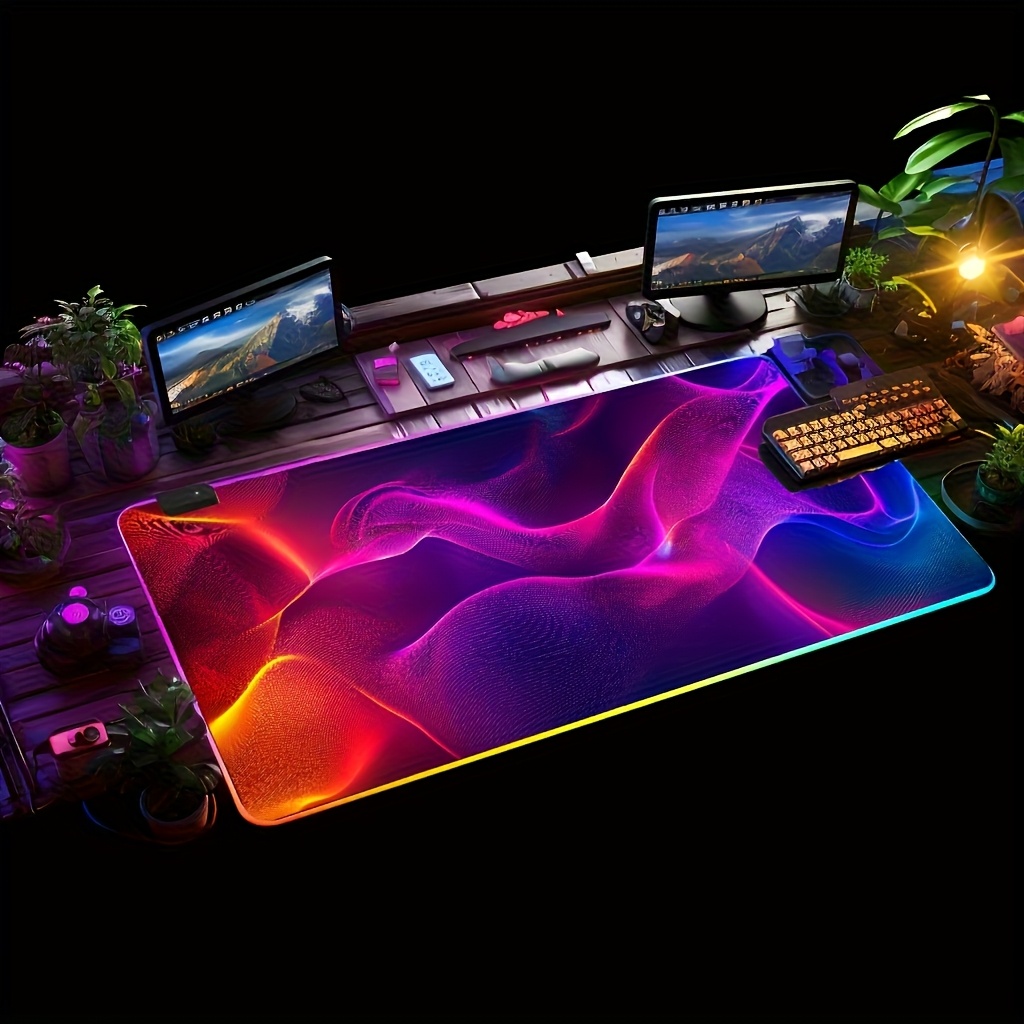 Mouse Pad Extended Rgb - Alas Mouse Gaming Besar RGB LED
