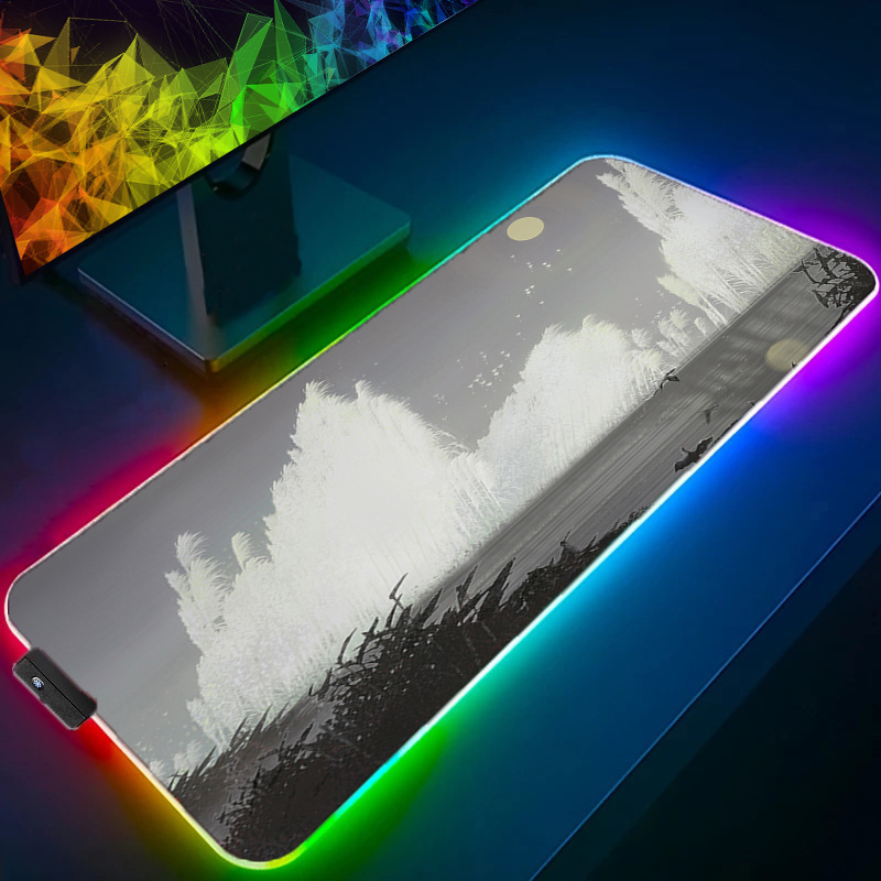 Mouse Pad Extended Rgb - Alas Mouse LED RGB Multi Ukuran