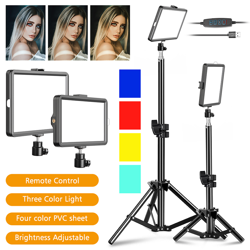 Led Light Panel Stream - Lampu Video Swafoto LED Fotografi dengan