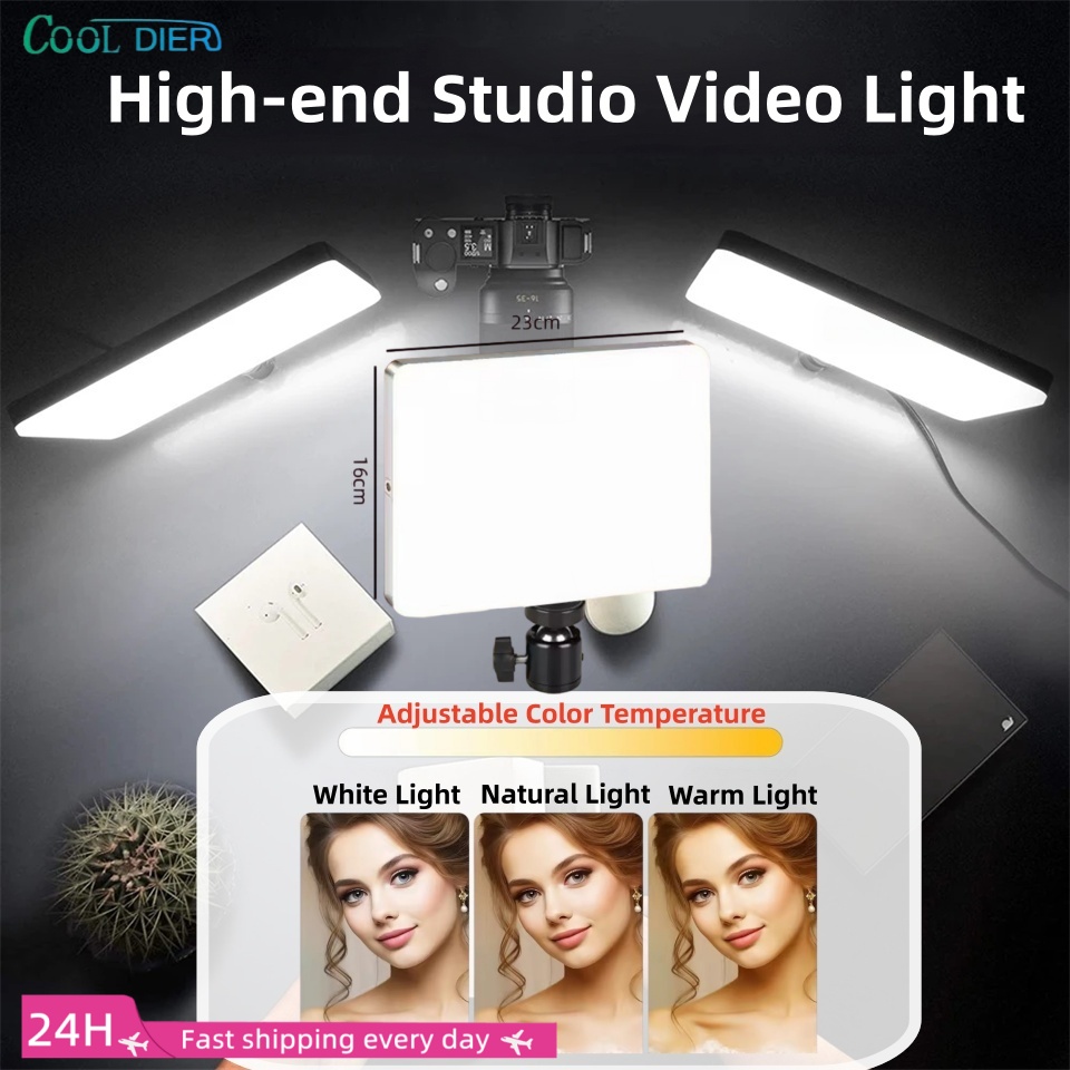 Led Light Panel Stream - Lampu Panel LED 11 Inci 2700K‑6500K,