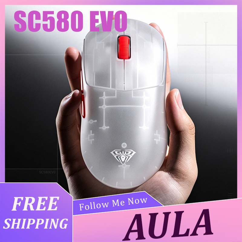 Esports Gaming Mice - AULA SC580 EVO Mouse Ringan Nirkabel