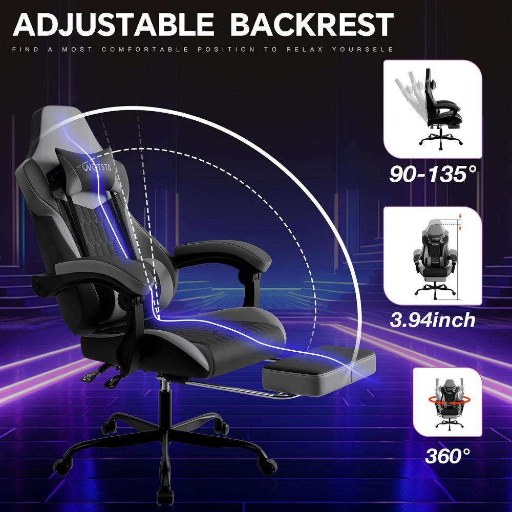 Kursi Gaming Ergonomis dari Ku - Video Gaming & Esports Usd Acc ulasan dan harga