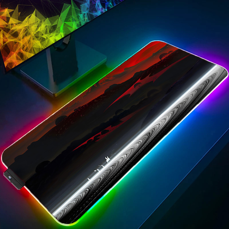 Alas Mouse LED RGB Multi Ukura - Mouse Pad Extended Rgb ulasan dan harga