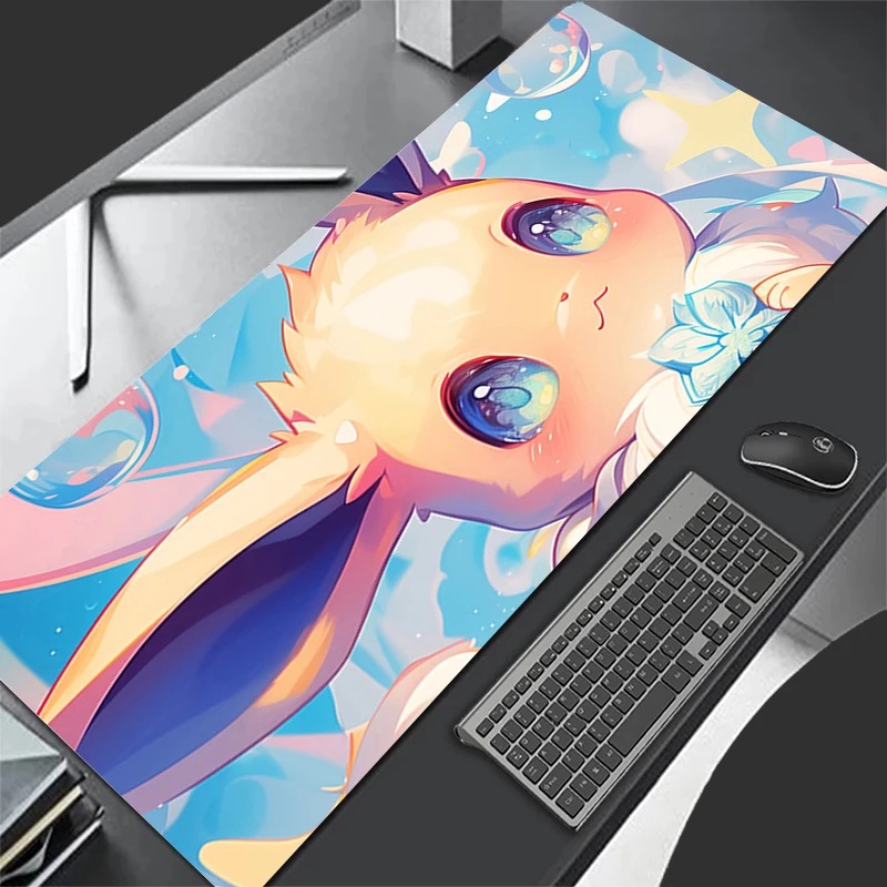 P-Pokemon Eevee Anime Gaming M - Esports Gaming Mice ulasan dan harga