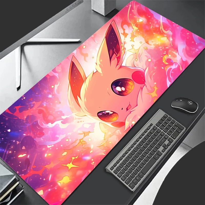 P-Pokemon Eevee Anime Gaming M - Esports Gaming Mice ulasan dan harga