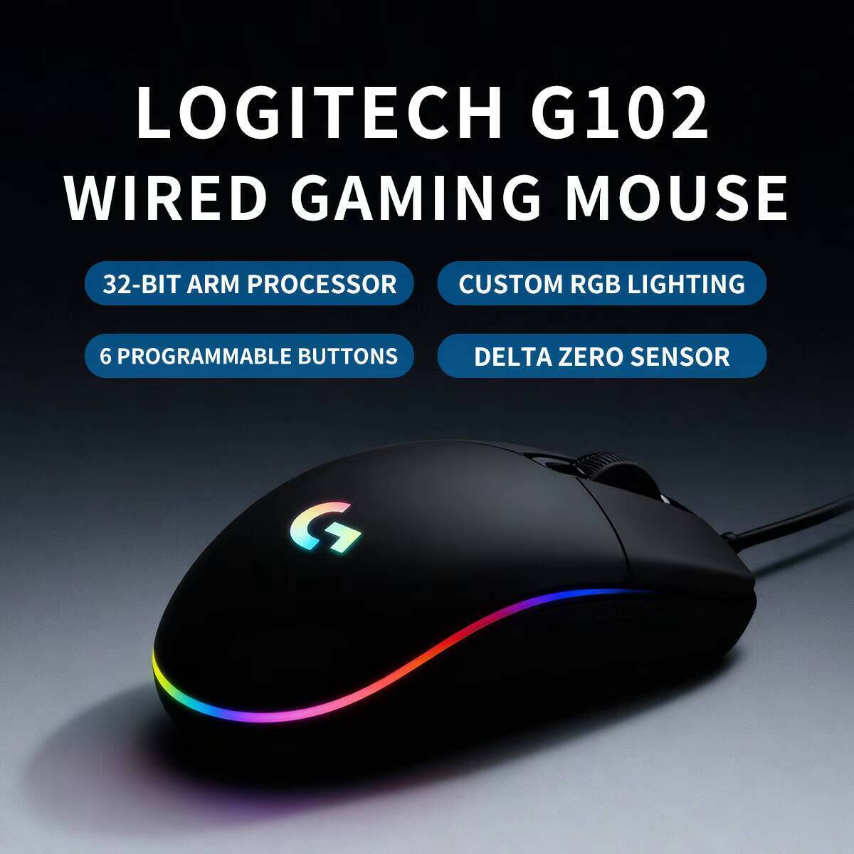 Mouse Gaming Logitech G102 Pro - Esports Gaming Competition ulasan dan harga
