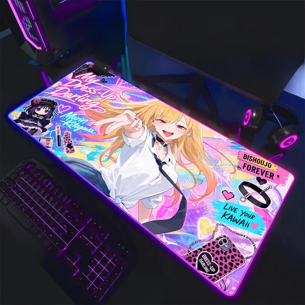 My Dress-Up Darling Mouse Pad  - Mouse Pad Extended Rgb ulasan dan harga