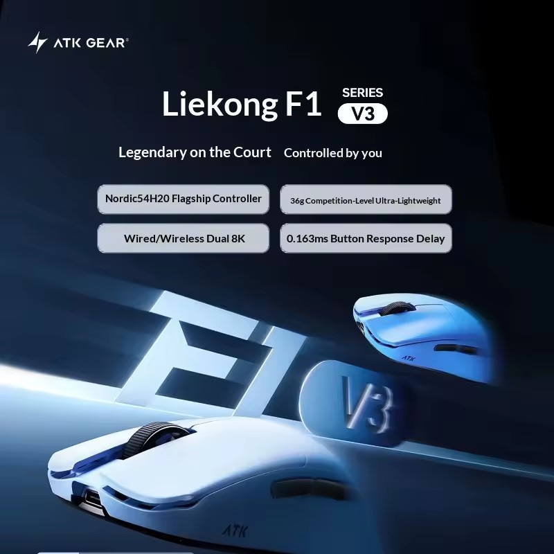 ATK F1 V2/V3 Mouse Nirkabel Tr - Esports Gaming Mice ulasan dan harga