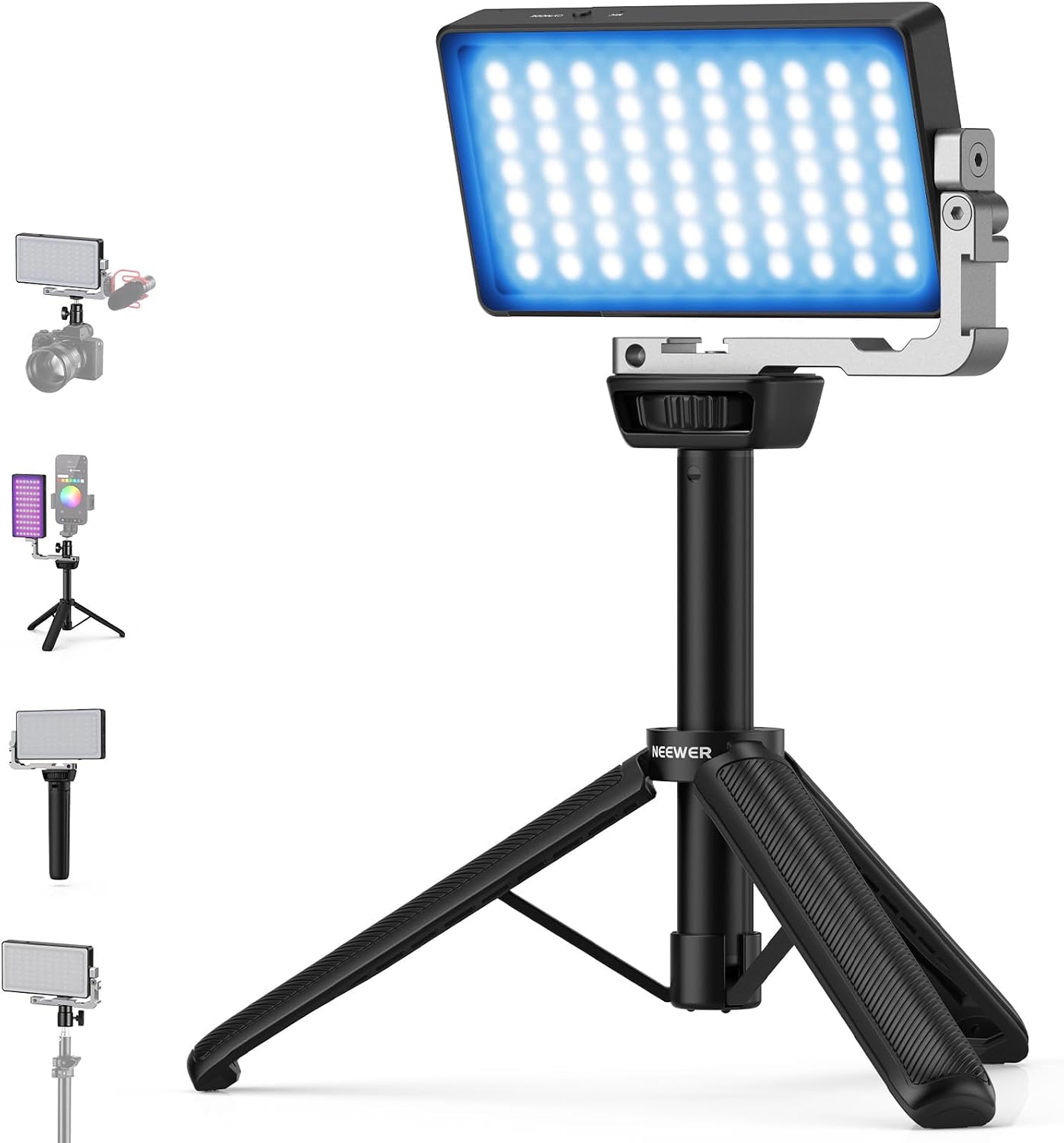NEEWER Lampu Video RGB 12W unt - Led Light Panel Stream ulasan dan harga