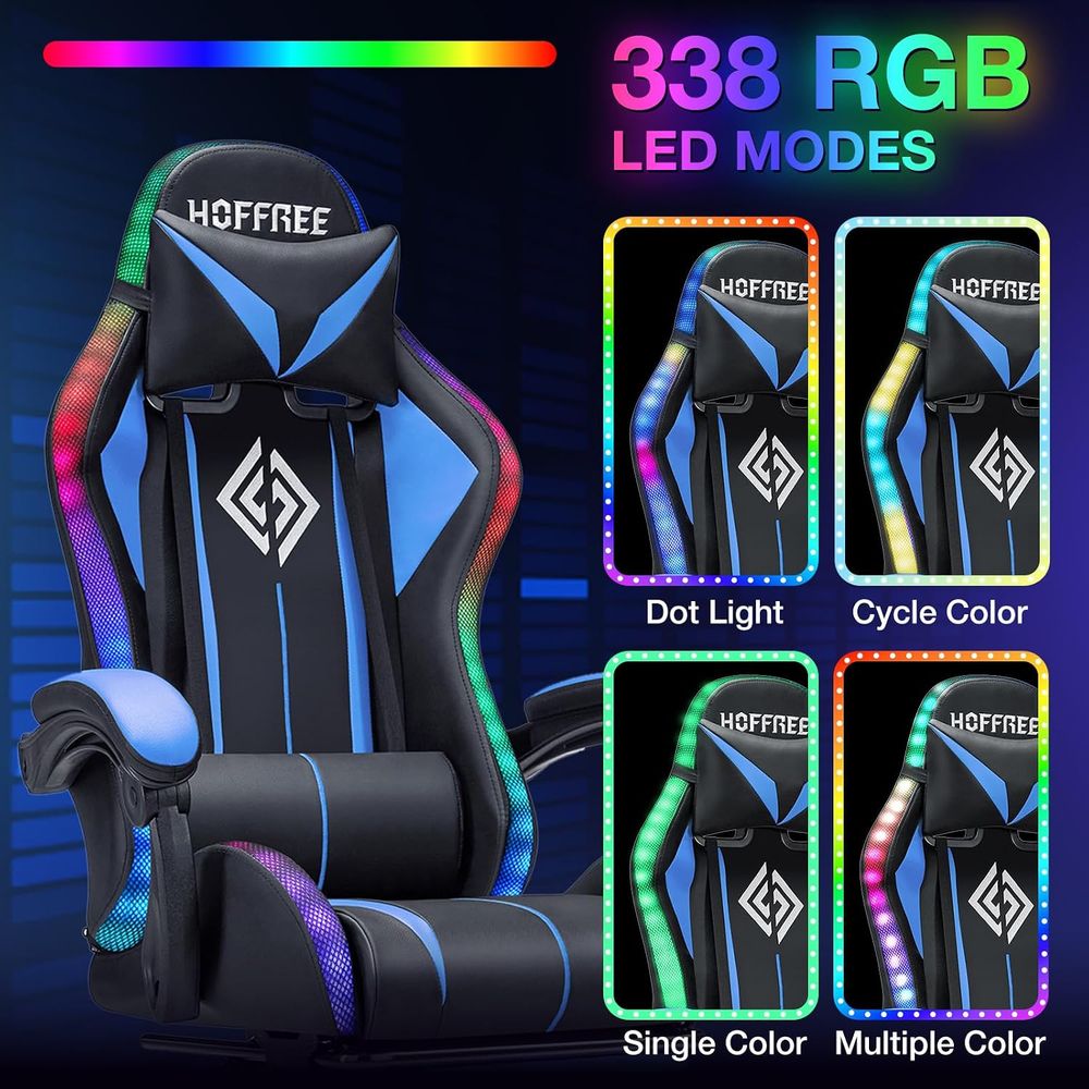 Kursi Gaming LED dengan Lampu  - Video Gaming & Esports Usd Acc ulasan dan harga