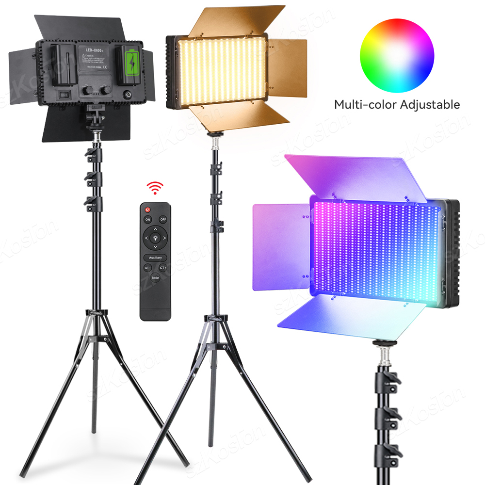 RGB lampu LED Video fotografi, - Led Light Panel Stream ulasan dan harga
