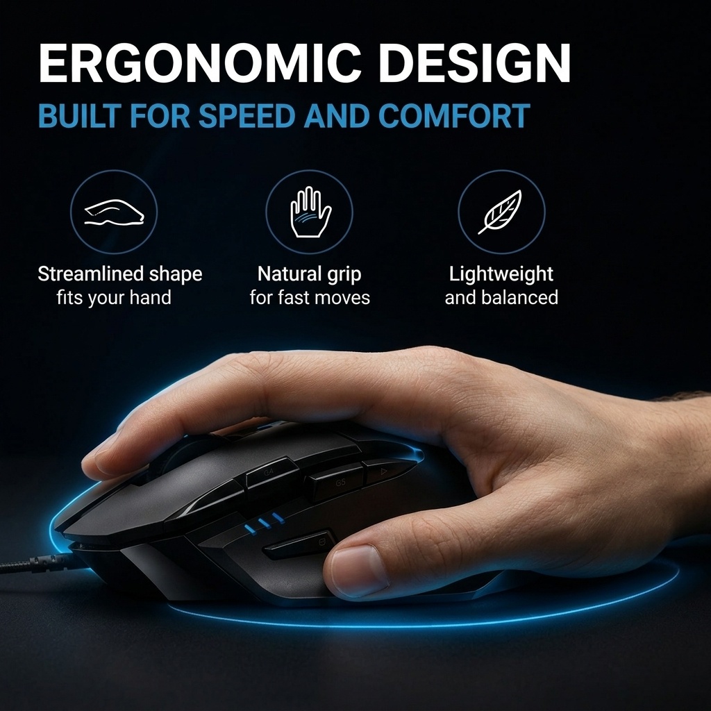 Logitech G402 Hyperion Fury Mo - Esports Gaming Competition ulasan dan harga
